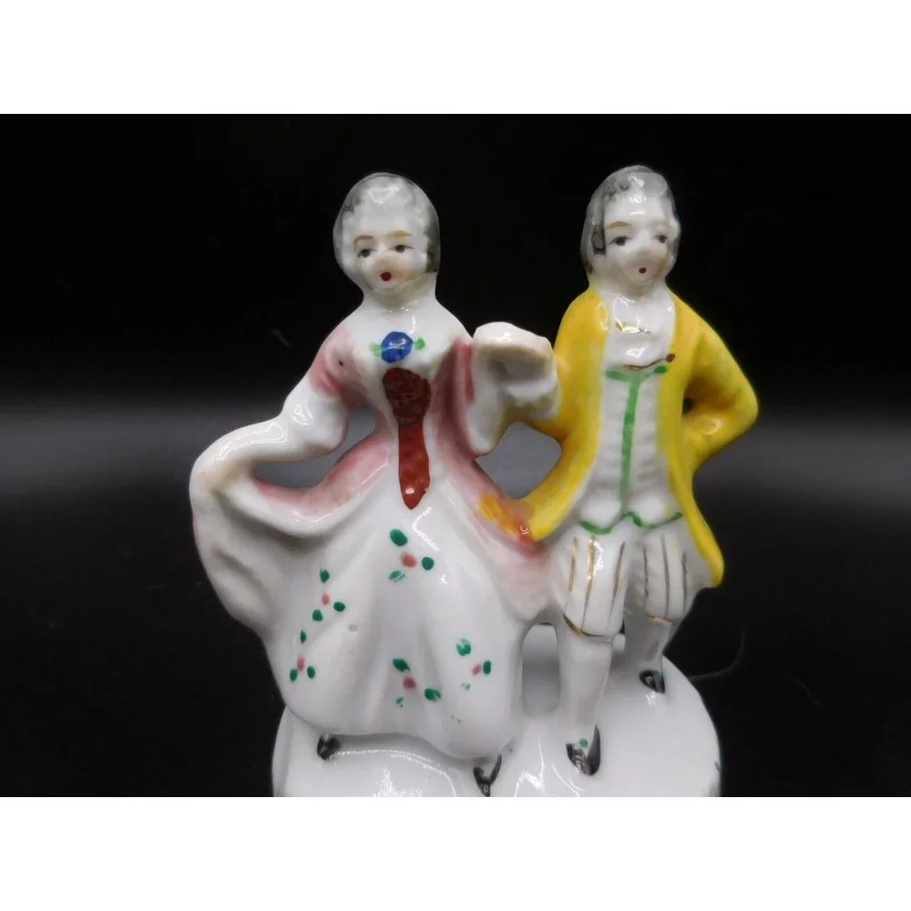 Vintage‎ Occupied Japan  Man Woman Victorian Couple Dancing Figurine 3 1/2